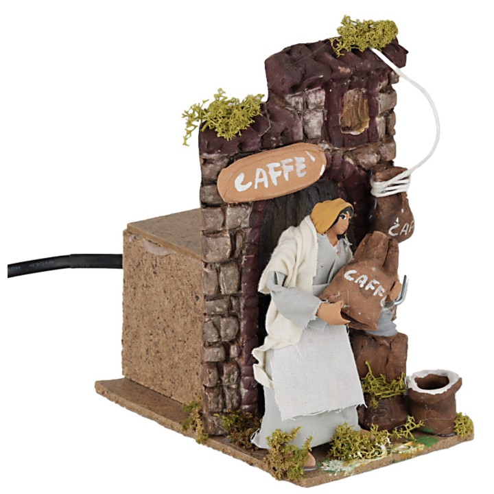 10 cm moving coffee saleswoman