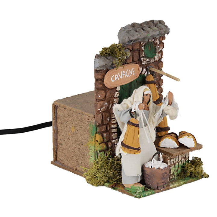 Vendedor cestas 10 cm en movimiento
