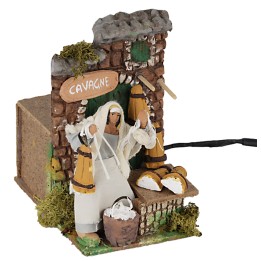 Vendedor cestas 10 cm en movimiento