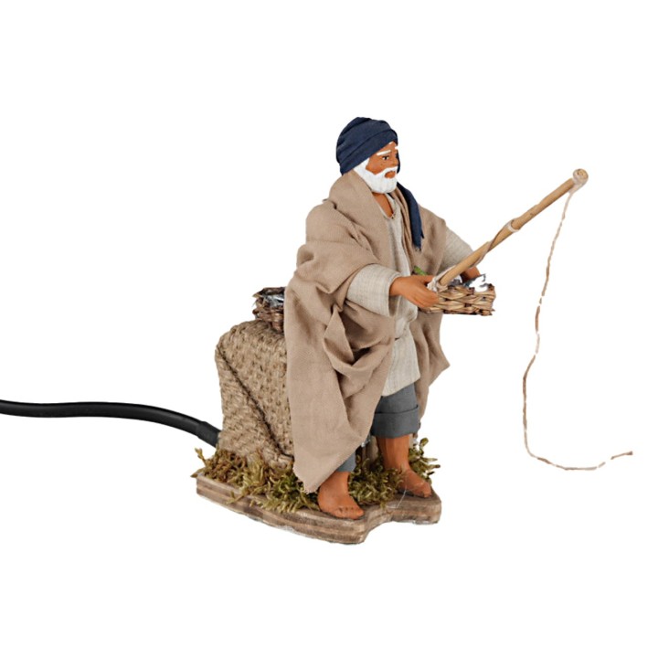 12 cm Moving Fisherman