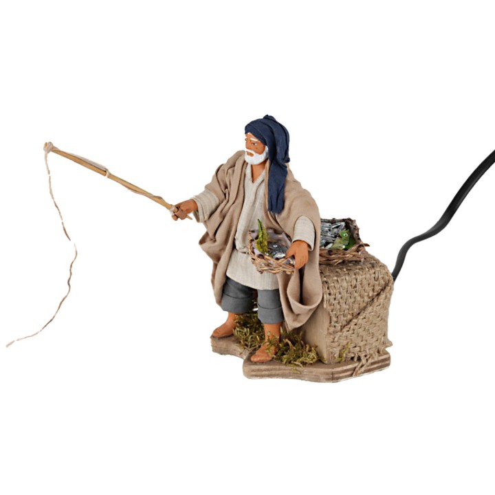 Pescatore 12 cm in movimento