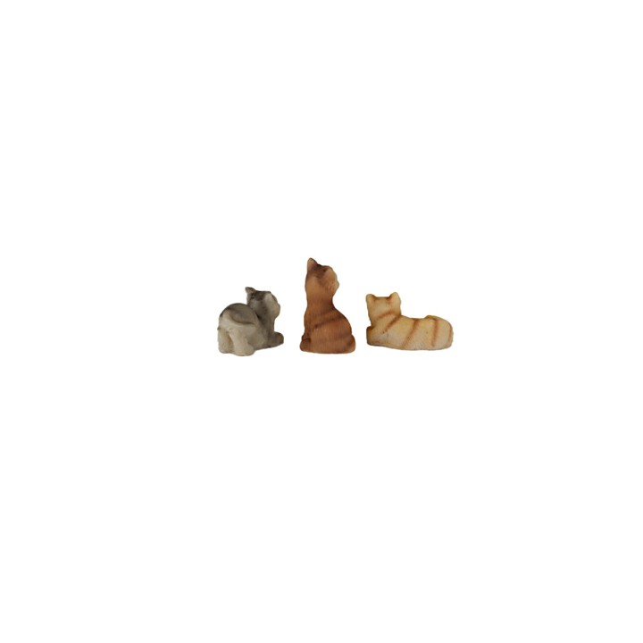 Set tres gatos surtidos cm 2,5x3h
