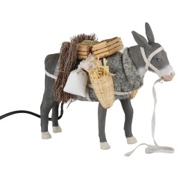 Asno de pie en movimiento para estatuas 24 cm