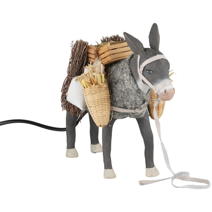 Standing donkey in motion for 24 cm statues