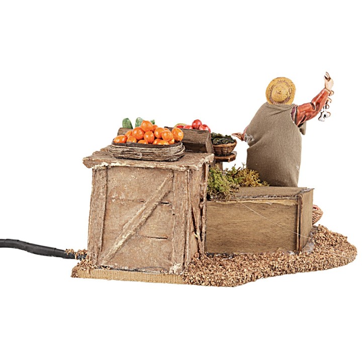 Moving Fruit Vendor 10 cm