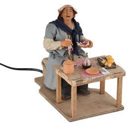 Man eating 30 cm series in motion