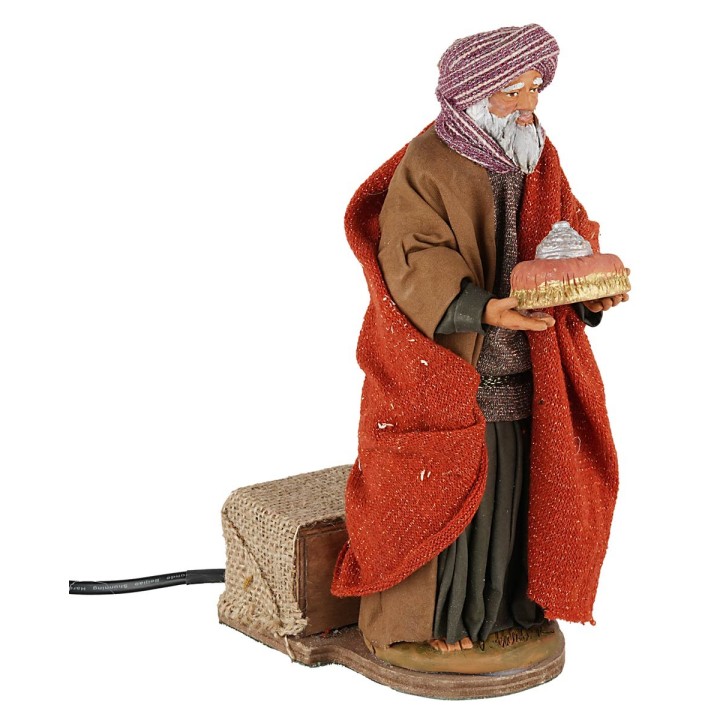 Set tre Re magi in movimento 30 cm