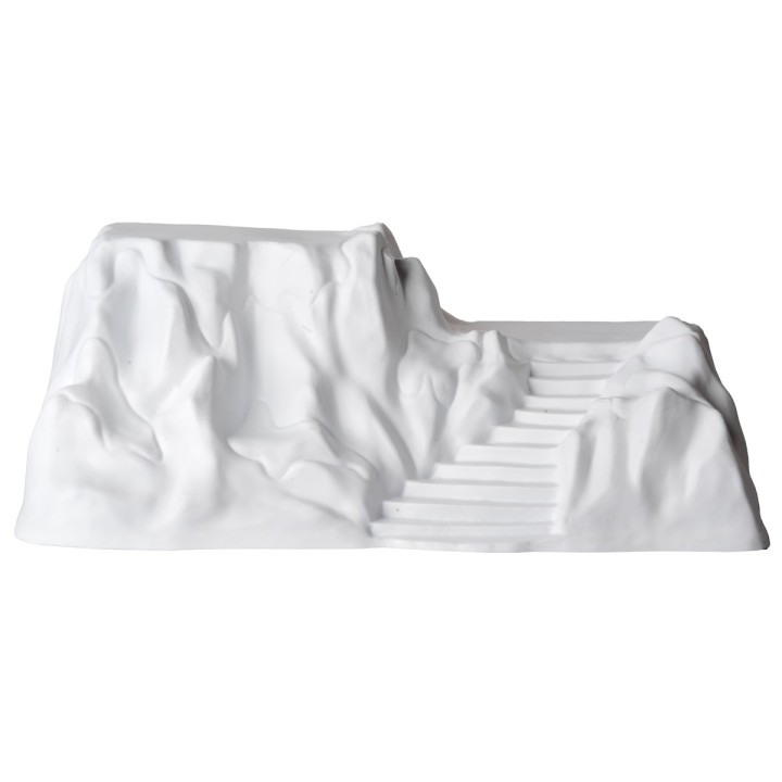 White mountain scenery for decorations 42X22X17 cm