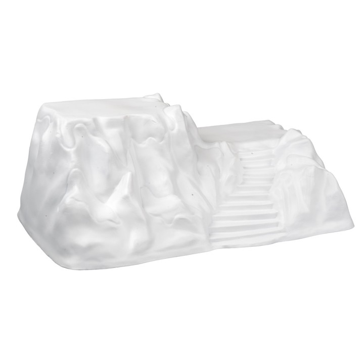 White mountain scenery for decorations 42X22X17 cm