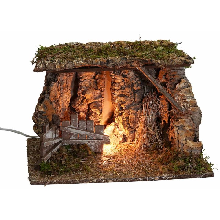 Cueva iluminada cm 39x27x25h