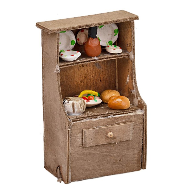 Credenza con cibo cm 7,5x4,5x13 h
