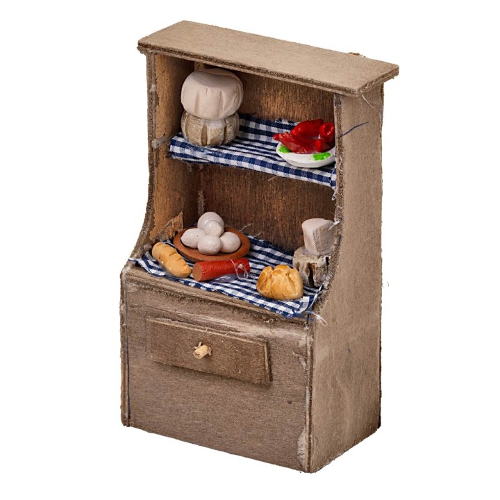 Credenza con cibo cm 7,5x4,5x13 h