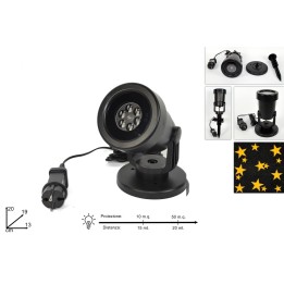 Laser projector for Christmas outdoors