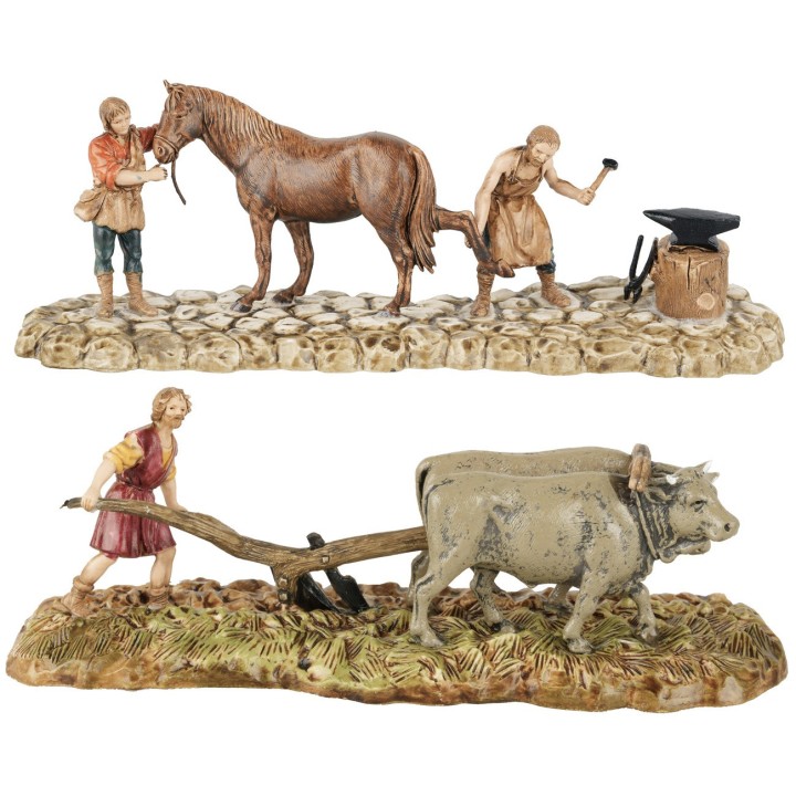Set group plow and farrier Landi Moranduzzo 6 cm