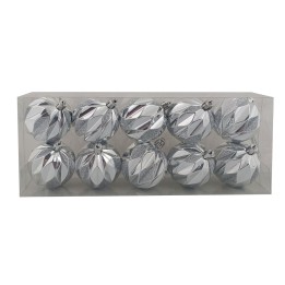 Set 10 palline oro ø 6 cm per albero di Natale