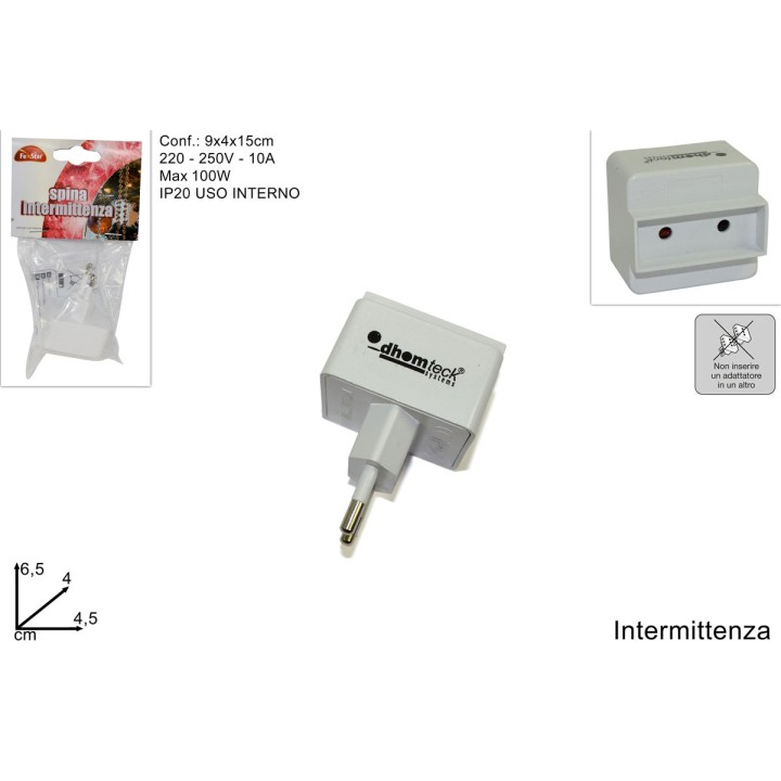 Enchufe intermitente para luces