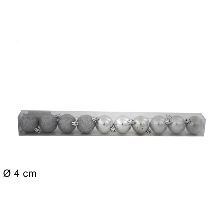 Set of 10 balls Ø 4 cm available in various colors