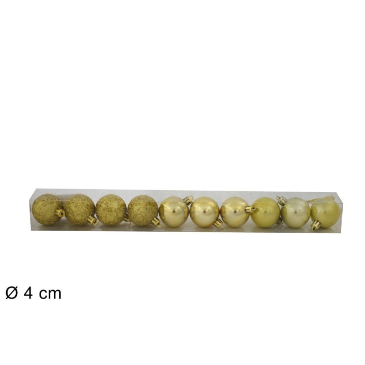 Set 10 palline Ø 4 cm disponibili in vari colori