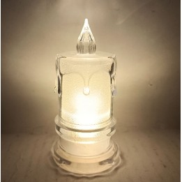 Candela a led funzionante a batteria cm 5x9,5