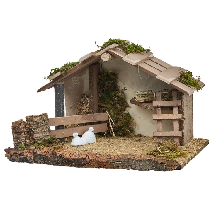 Capanna per presepe cm 39x22,5x23 h