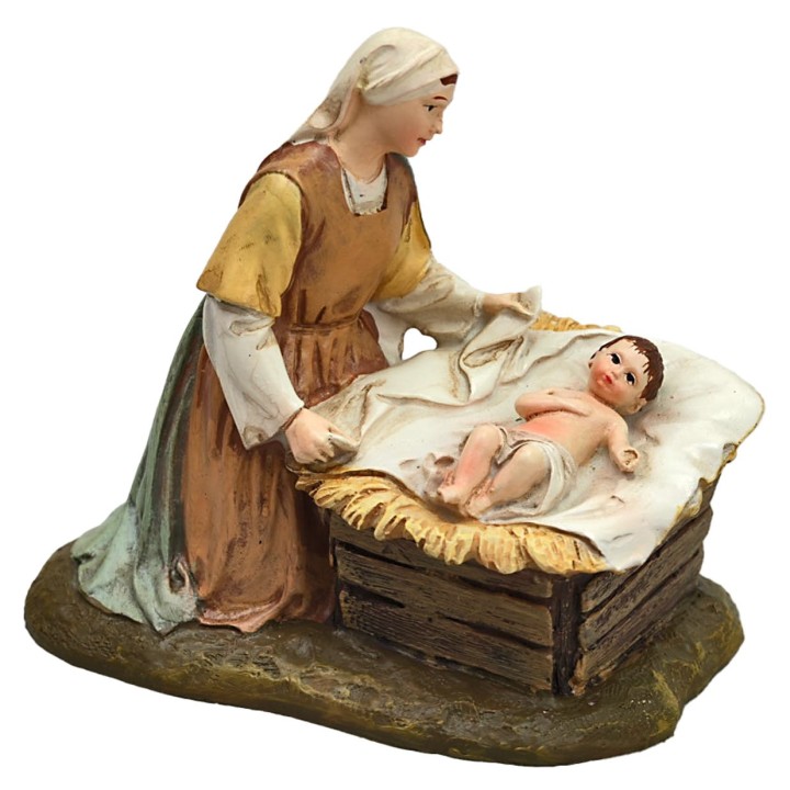 Set Natividad 3 figuras en resina serie 12 cm Martino Landi