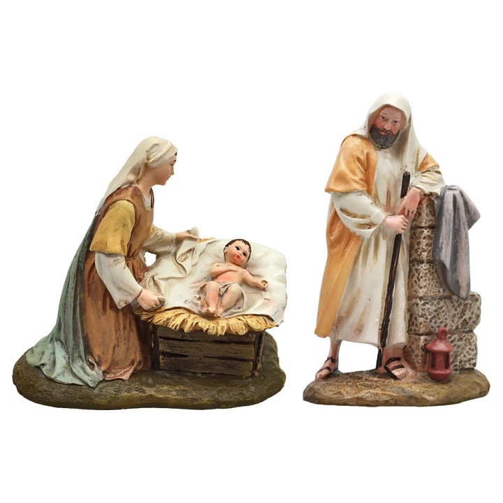 Set Natividad 3 figuras en resina serie 12 cm Martino Landi