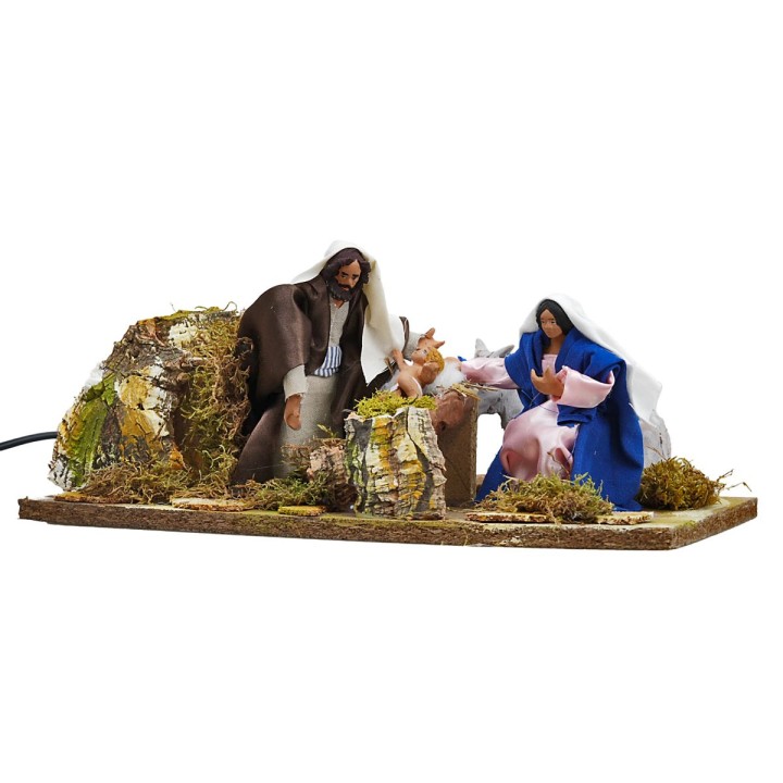Nativity 15 cm in movement
