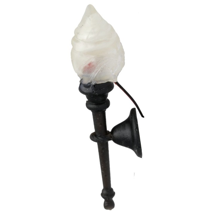 Fiaccola da parete 3,5 cm 12v.