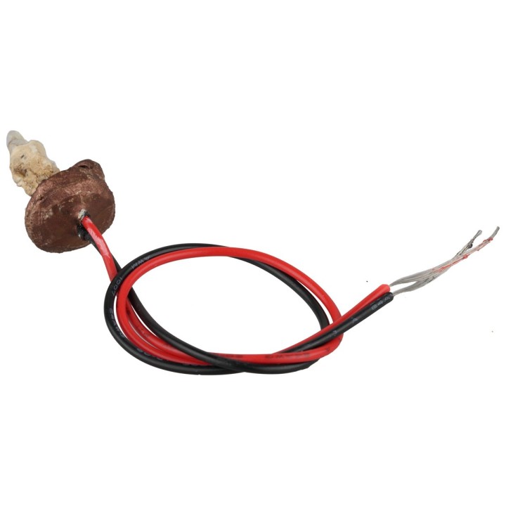 Round base candlestick 2.4 cm 12v.