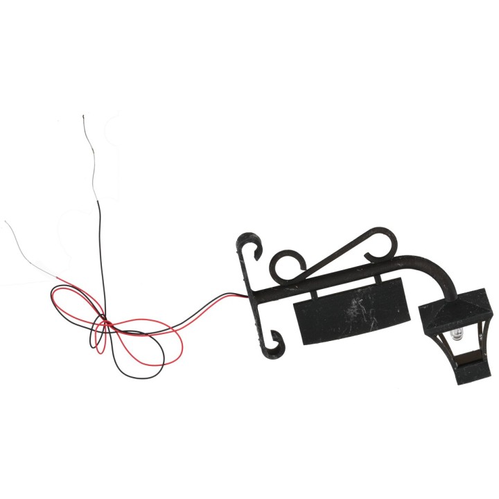 Linterna con letrero 5,3 cm12v.