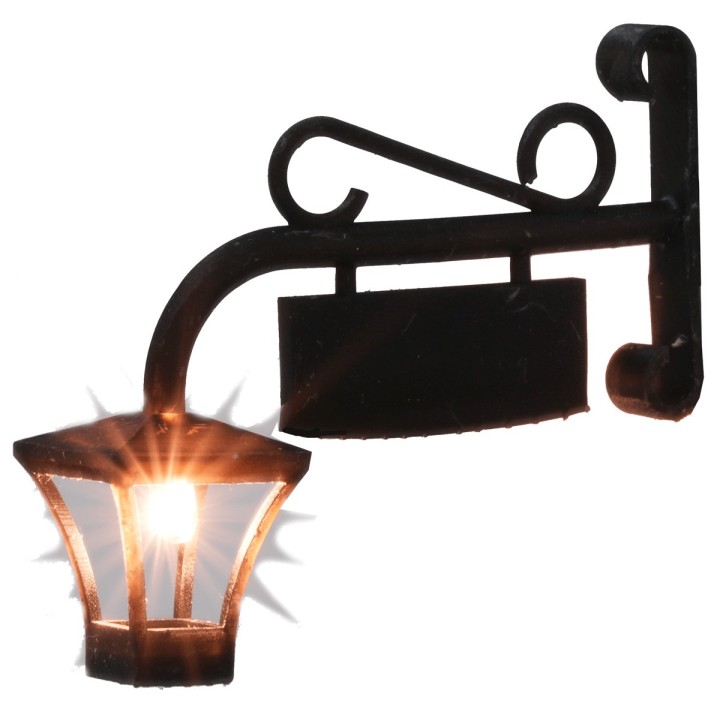 Lanterna con insegna 5,3 cm12v.