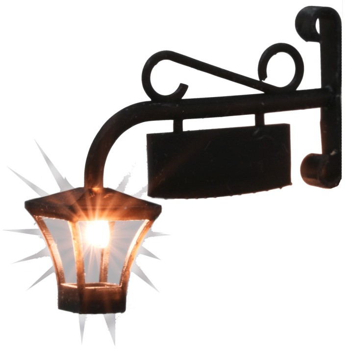 Lanterna con insegna 5,3 cm12v.