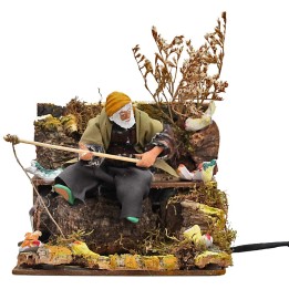 Pescador cm 15 en movimiento 17x17x17 h