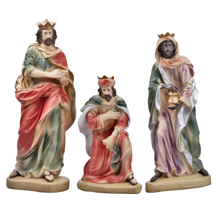 Set Natività 55 cm in resina