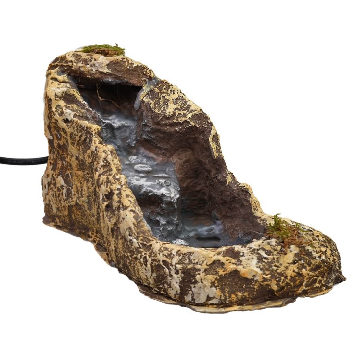 Waterfall in the rock functioning cm 12x25x13.5 h
