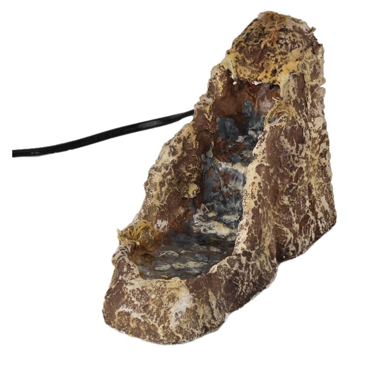 Cascata nella roccia funzionante cm 7,5x20x14 h