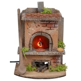 Forno con luce effetto fuoco cm 10x10x15h