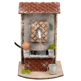 Fontana funzionante stile rustico cm 10x15,5x15 h
