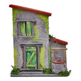 Casetta con pozzo cm 10x4x12,5 h