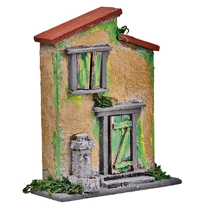 Casita con fuente de columna cm 10x4x12,5 h