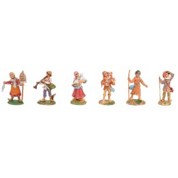 Set 6 statuine 6 cm per presepe