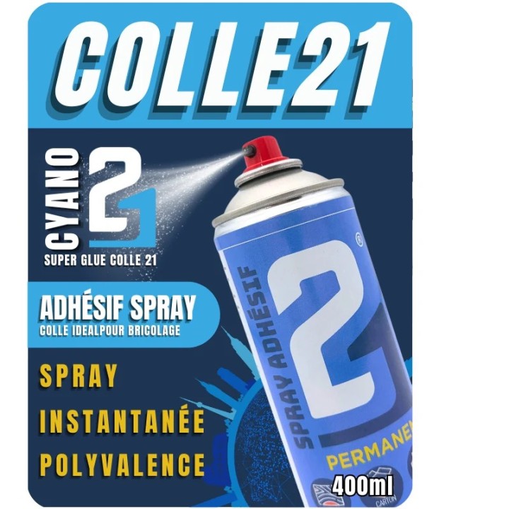 Colla forte spray Colle21 400 ml per modellismo, presepe e