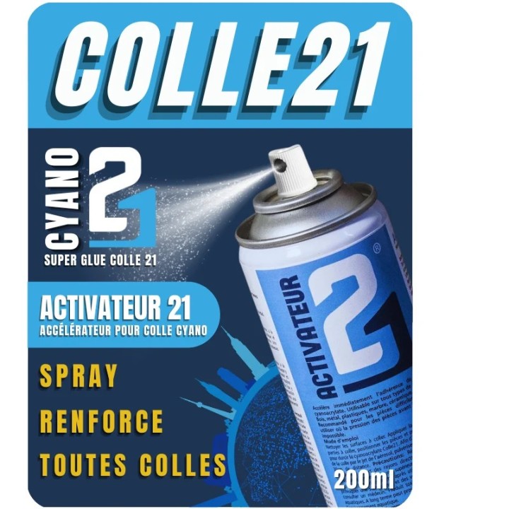 Attivatore spray 200 ml per colla ciano Colle21