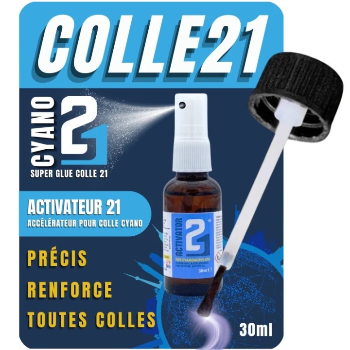 Attivatore liquido 30 ml Colle21 per colla cianoacrilato, per