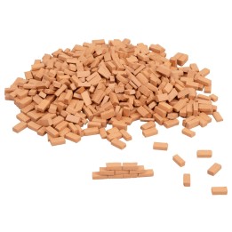 Terracotta bricks 10x5x3 mm 500 pieces
