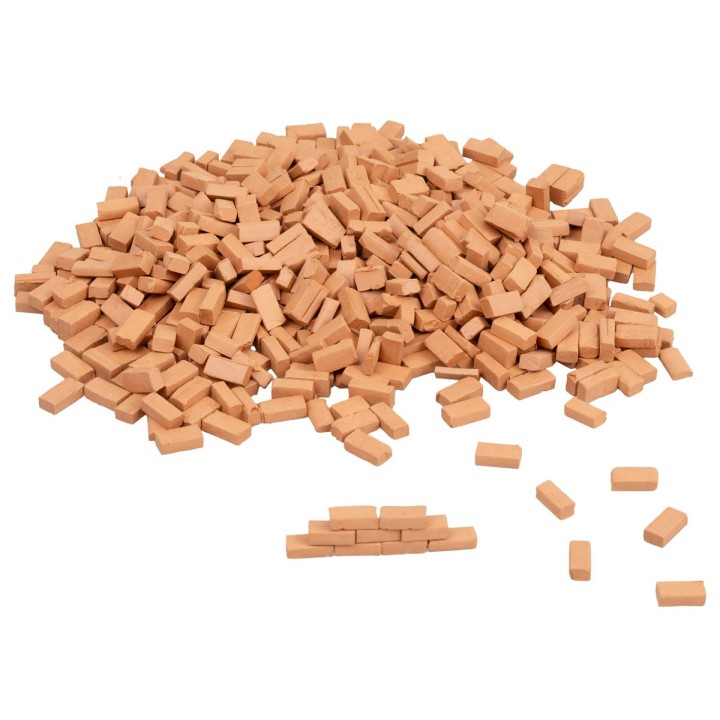 Ladrillos de terracota 10x5x3 mm 500 piezas