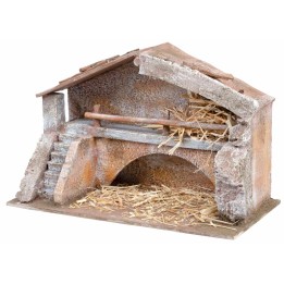Cabaña con altillo de 30x15x19h cm