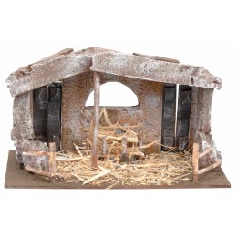Capanna vuota di campagna con apertura a mezza luna cm 30x15x17h