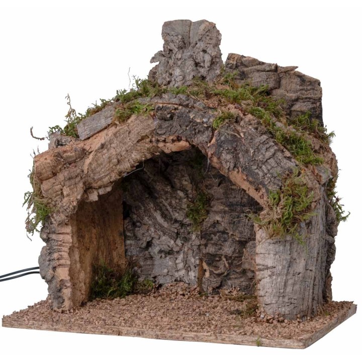 Gruta iluminada cm 30x20x30h