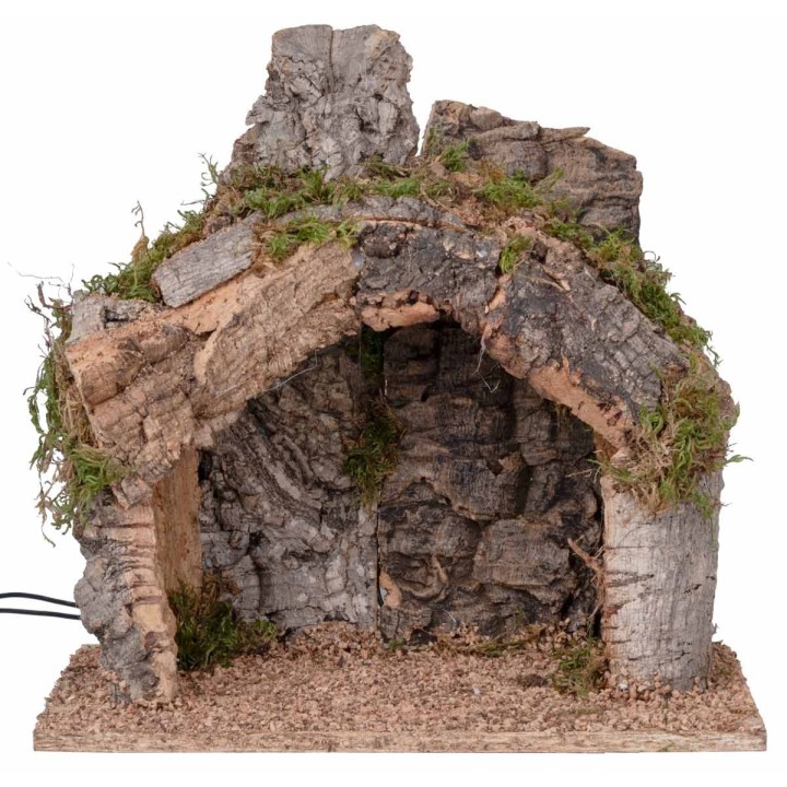 Gruta iluminada cm 30x20x30h